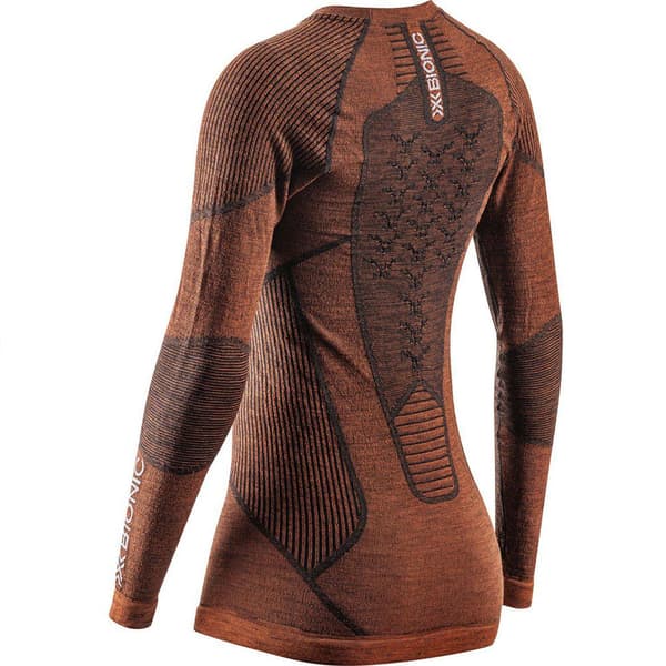 X-bionic Symbio Merino Langærmet Baselayer Brun M Kvinde