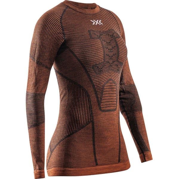 X-bionic Symbio Merino Langærmet Baselayer Brun M Kvinde
