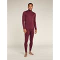 Miniatyrbillede 5 af 5: Icebreaker Merino 260 Tech Turtleneck Langærmet Baselayer Rød M Mand