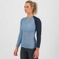 Miniatyrbillede 5 af 6: Karpos Dinamico Octa Langærmet Baselayer Blå XS Kvinde