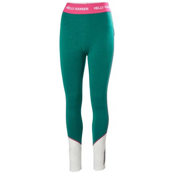 Helly Hansen Lifa Merino Midweight Baselagbukser Grøn XL Kvinde