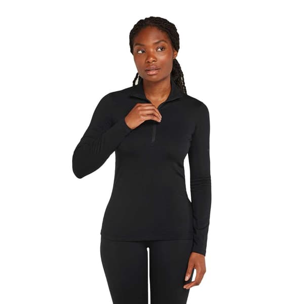 Icebreaker Merino Core Heavyweight Långärmad Baslager Svart XS Kvinna