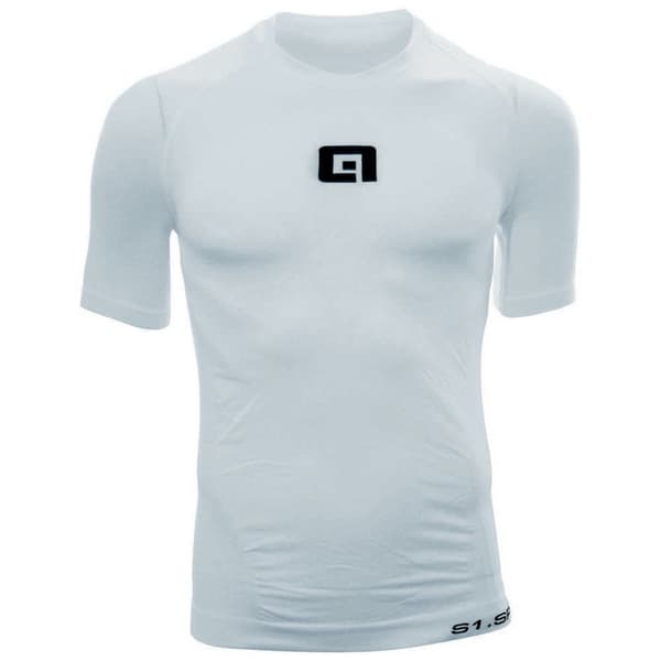 Ale S1 Spring Kortærmet Baselayer Hvid 2XS-XS Mand