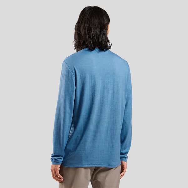 Odlo Merino 200 Tourist Pitkähihainen Aluspaita Sininen XL Mies