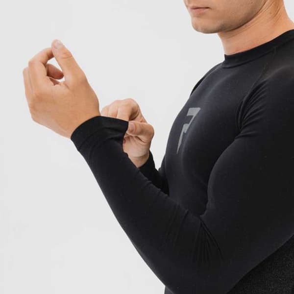 Rebelhorn Freeze Ii Compression Langærmet Baselayer Sort M Mand
