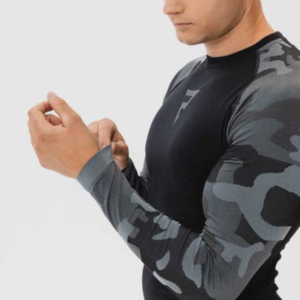 Rebelhorn Freeze Ii Compression Långärmad Baslager Svart M Man