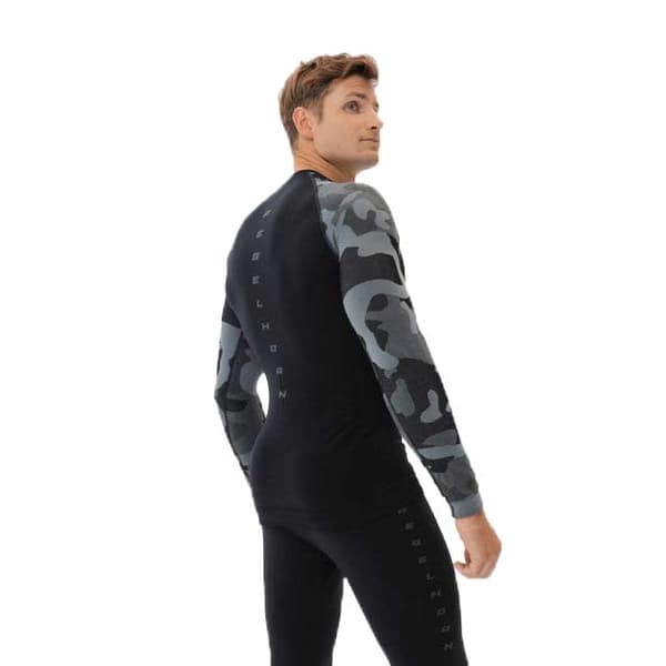 Rebelhorn Freeze Ii Compression Långärmad Baslager Svart S Man
