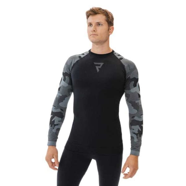 Rebelhorn Freeze Ii Compression Långärmad Baslager Svart S Man