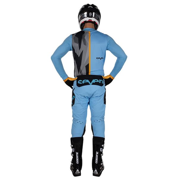 Seven Zero Compression Långärmad Baslager Blå XL Man