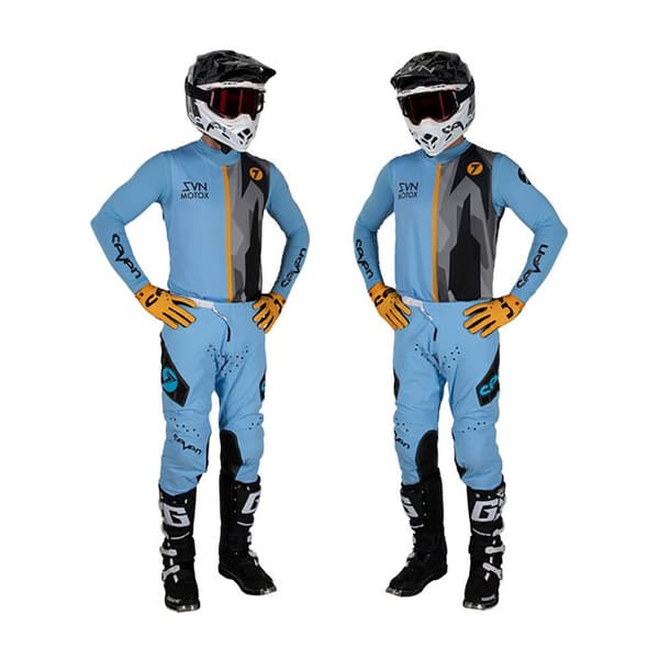 Seven Zero Compression Långärmad Baslager Blå XL Man