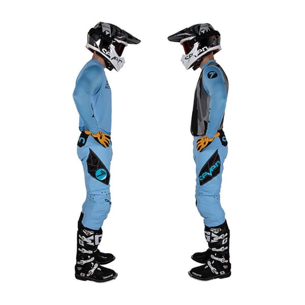 Seven Zero Compression Långärmad Baslager Blå XL Man