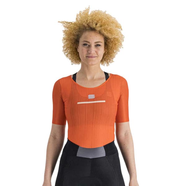 Sportful Pro Kortærmet Baselayer Orange XL Kvinde