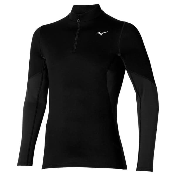 Mizuno Merino Wool Langærmet Baselayer Sort XL Mand