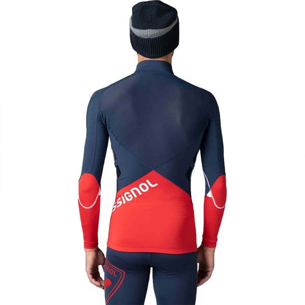 Rossignol Infini Compression Race Långärmad Baslager Röd,Blå XS Man