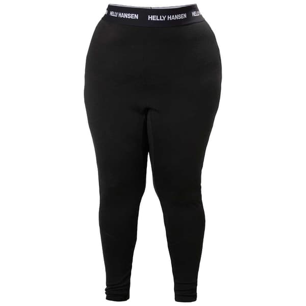 Helly Hansen Lifa Merino Midweight Plus Baselagbukser Sort 1X Kvinde