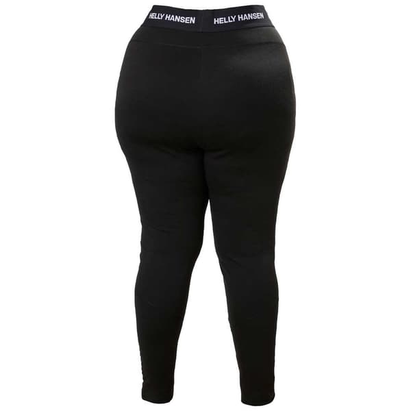 Helly Hansen Lifa Merino Midweight Plus Baselagbukser Sort 1X Kvinde