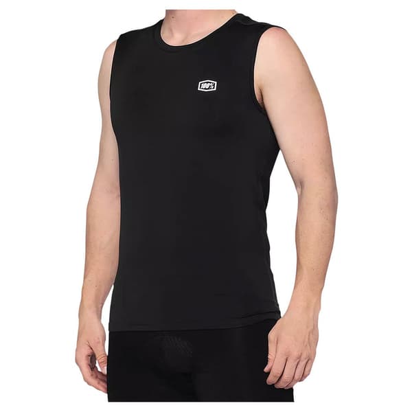 100percent Basecamp Ærmeløs Baselayer Sort M Mand