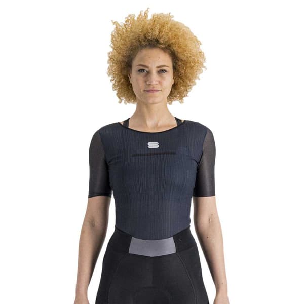 Sportful Pro Kortærmet Baselayer Sort 2XL Kvinde
