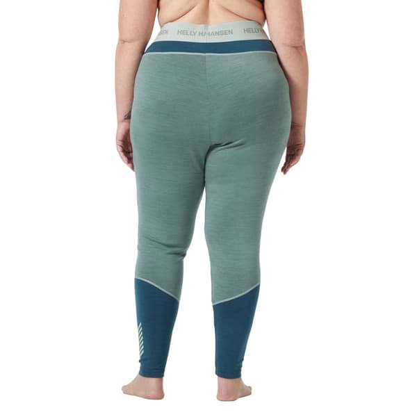 Helly Hansen Lifa Merino Midweight Plus Baslagerbyxor Grönt 3X Kvinna