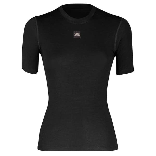 Tactic Merino Kortärmad Baslager Svart XL Kvinna