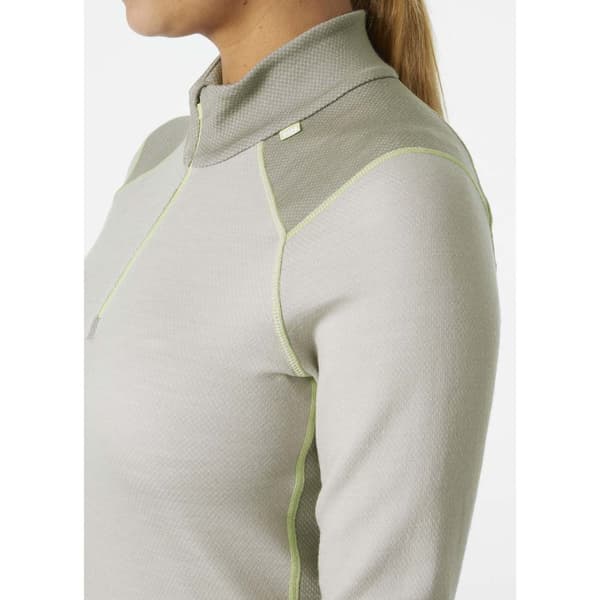 Helly Hansen Lifa Merino Midweight 49377 Långärmad Baslager Grå L Kvinna