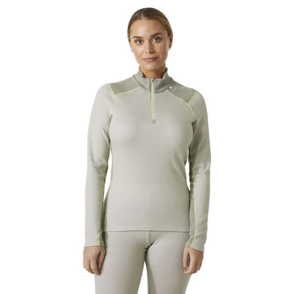 Helly Hansen Lifa Merino Midweight 49377 Långärmad Baslager Grå L Kvinna