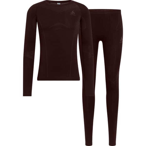 Odlo Fundamentals Performance Warm Baslager Set Röd XL Man