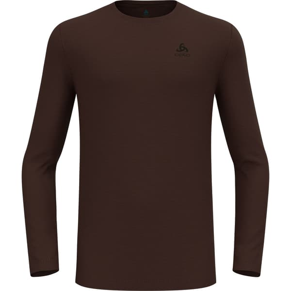 Odlo Merino 160 Langærmet Baselayer Brun S Mand