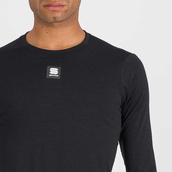 Sportful Merino Langærmet Baselayer Sort 3XL Mand