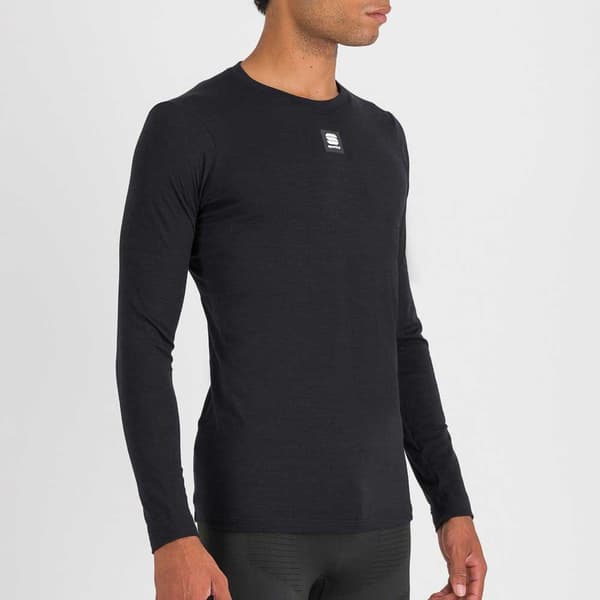 Sportful Merino Langærmet Baselayer Sort 3XL Mand