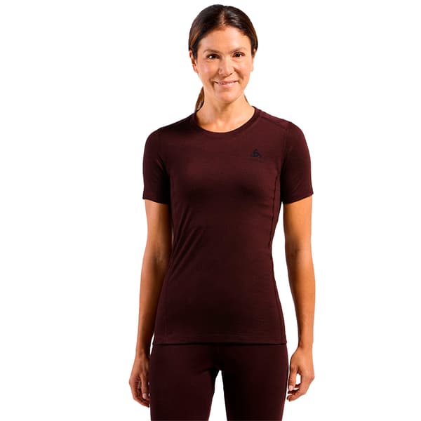 Odlo Merino 200 Kortærmet Baselayer Brun XL Kvinde