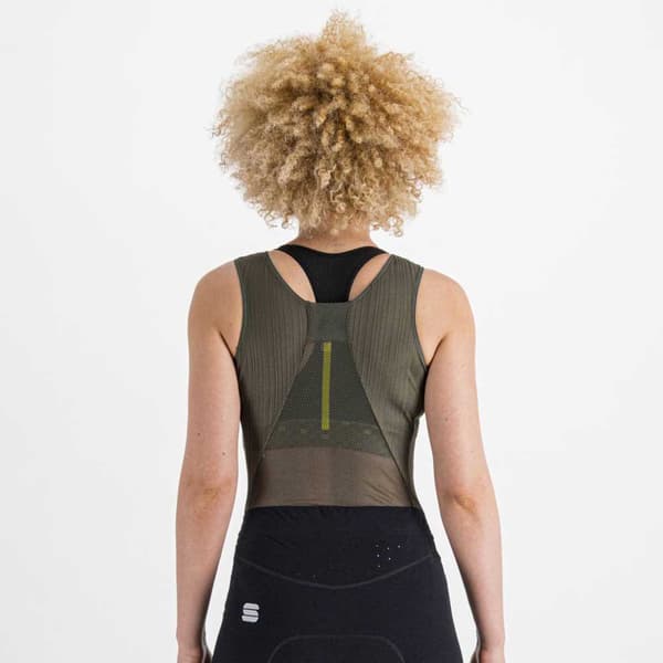 Sportful Pro Ærmeløs Baselayer Grøn 2XS Kvinde