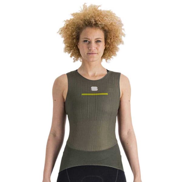 Sportful Pro Ærmeløs Baselayer Grøn 2XS Kvinde