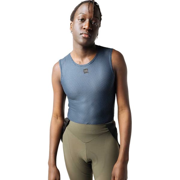 Tactic Ærmeløs Baselayer Blå 2XL Mand