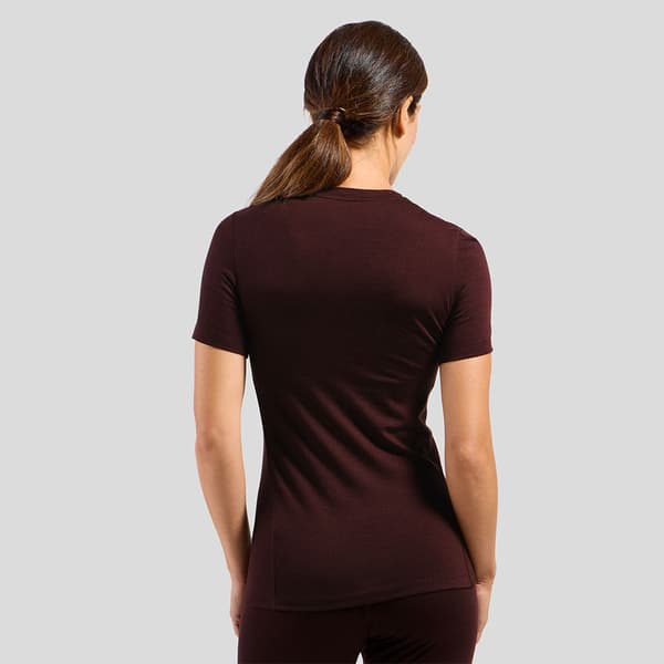 Odlo Merino 200 Lyhythihainen Aluspaita Ruskea XS Nainen