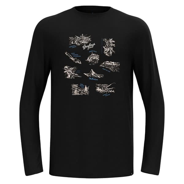 Odlo Merino 200 Tourist Långärmad Baslager Svart 2XL Man