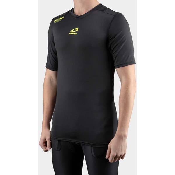 Evs Sports Tug Short Sleeve Compression Kortærmet Baselayer Sort 2XL Mand