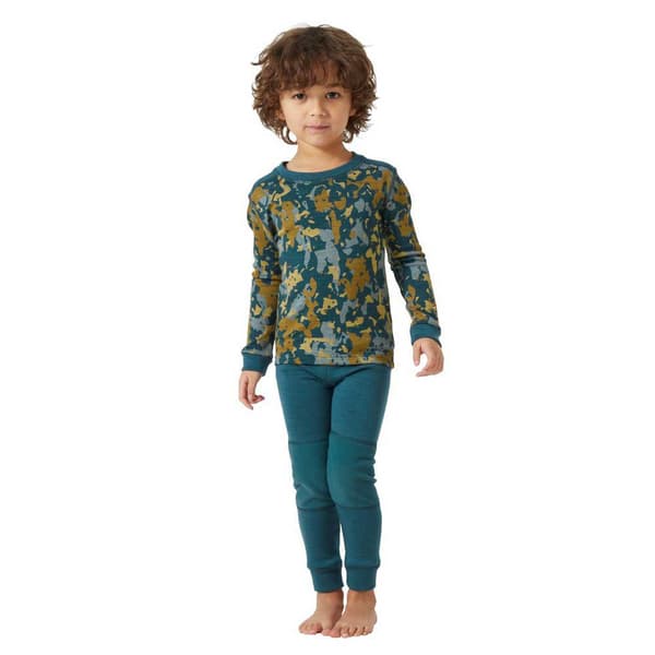 Helly Hansen Graphic Lifa Merino Set Basislagssæt Grøn,Blå 24 Months Dreng