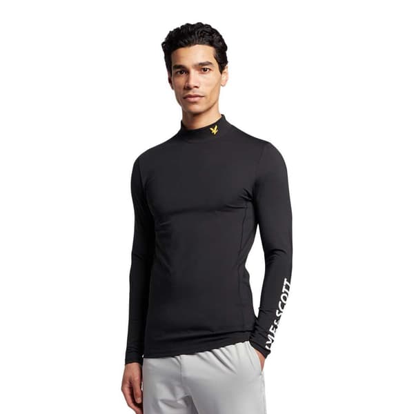 Lyle & Scott Langærmet Baselayer Sort S Mand