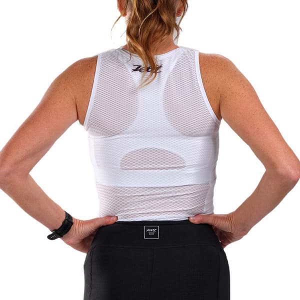 Zoot Ltd Cycle Ærmeløs Baselayer Hvid M Kvinde