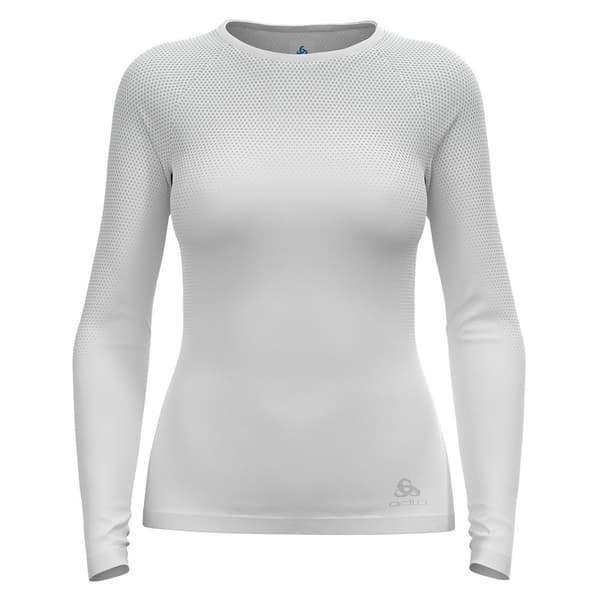 Odlo Crew Performance Light Eco Långärmad Baslager Vit XL Kvinna