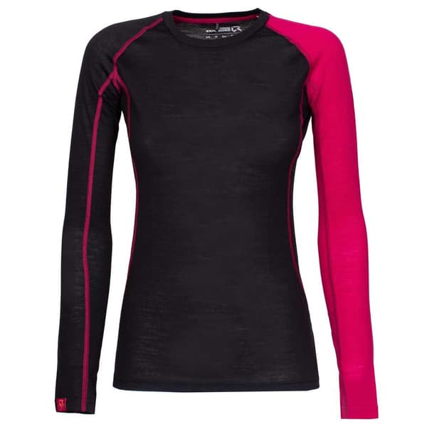 Rock Experience Makani 2.0 Langærmet Baselayer Sort,Rosa XS Kvinde