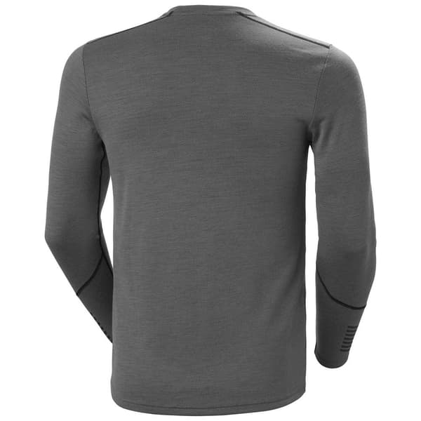 Helly Hansen Lifa Merino Midweight Crew Langærmet Baselayer Grå 2XL Mand