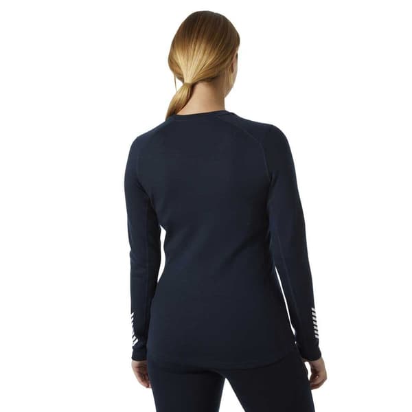 Helly Hansen Lifa Merino Midweight Graphic Crew Långärmad Baslager Flerfärgad XS Kvinna