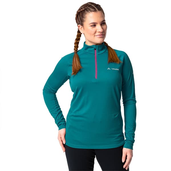 Vaude Larice Light Ii Långärmad Baslager Blå 34 Kvinna