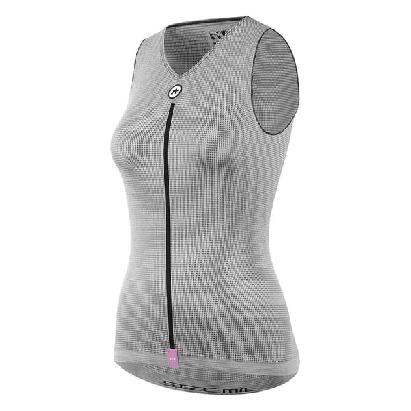 Assos P1 Ærmeløs Baselayer Grå 0 Kvinde