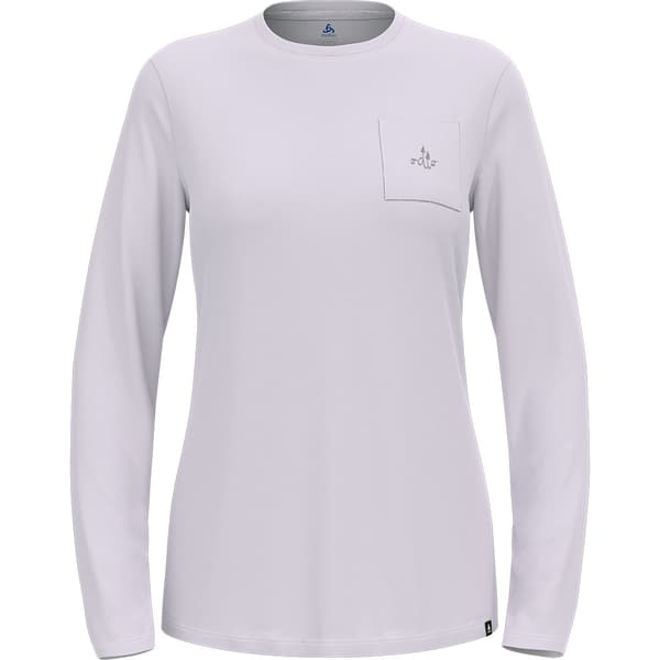 Odlo Merino 200 Pocket Langærmet Baselayer Hvid L Kvinde