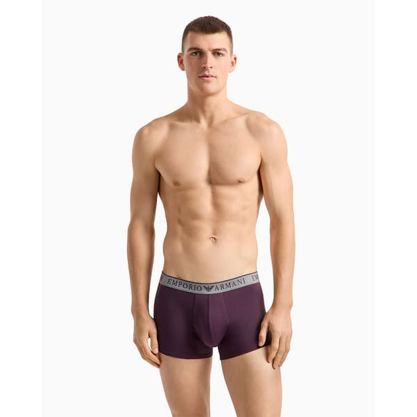 Emporio Armani 111769-4f720 Boxers 2 Enheter Grå,Lila M Man