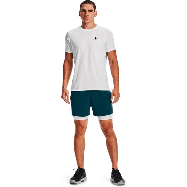 Under Armour Heatgear Baslager Shorts Vit XS / Regular Man
