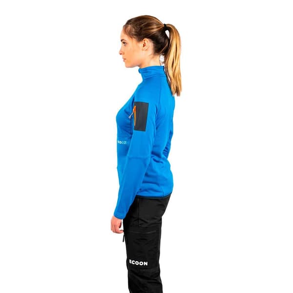 Ecoon Active Baselayer Långärmad Baslager Blå M Kvinna